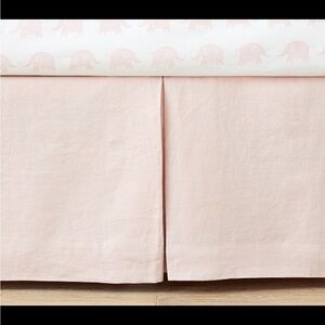 Elegant Pink Bed Skirt
